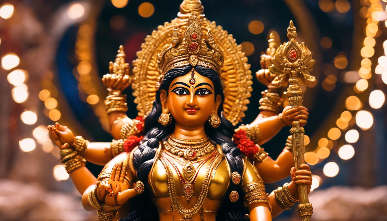 14 Imágenes De Durga Diosa Hindú Guerrera Arte Con Ia 0027