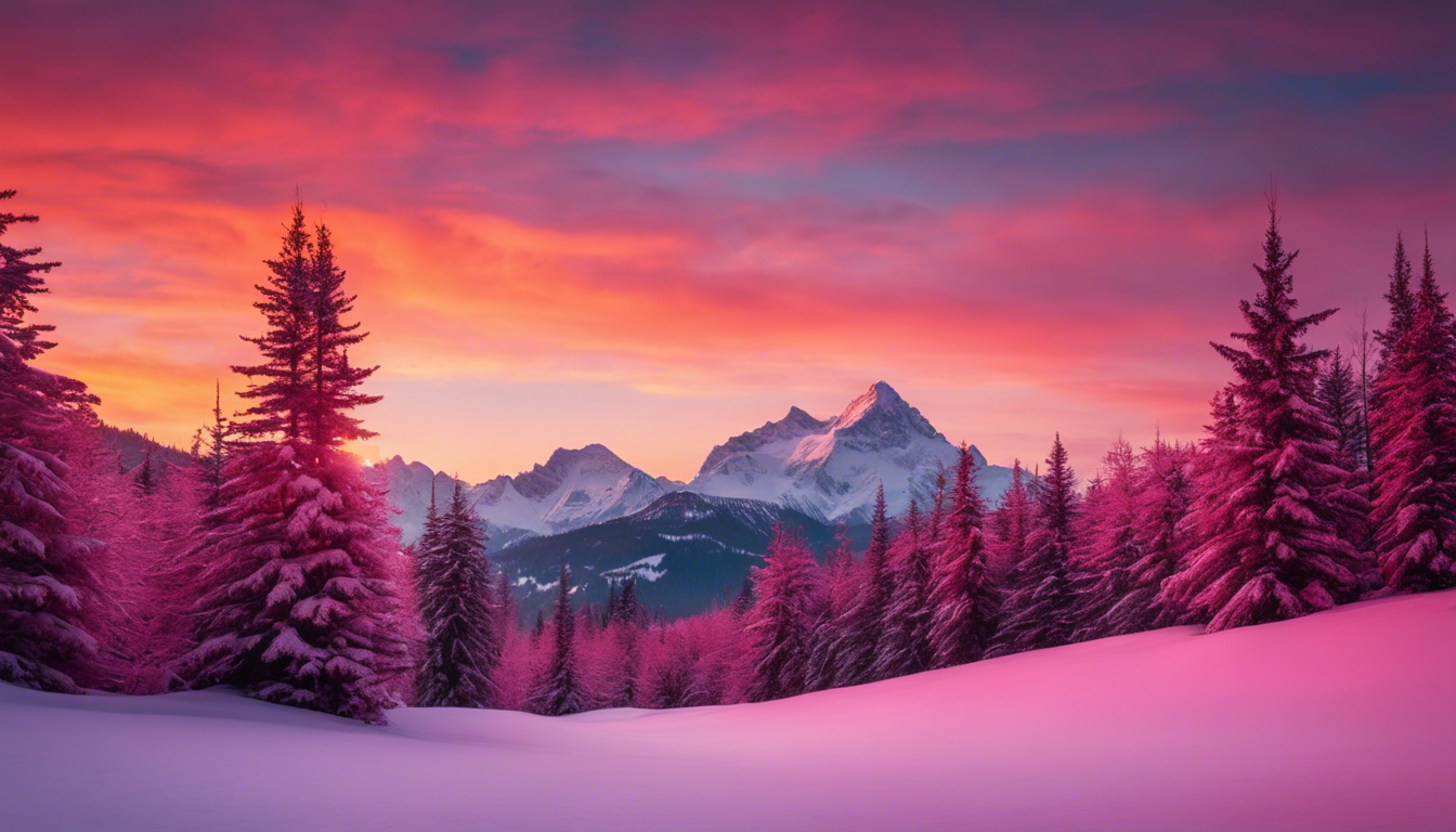 cumbres nevadas y paisajes invernales en 12 imagenes arte digital 374