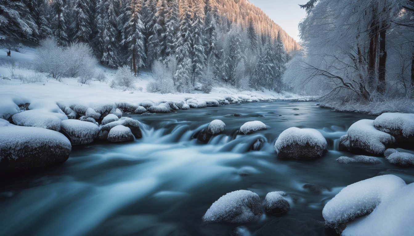 cumbres nevadas y paisajes invernales en 12 imagenes arte digital 482