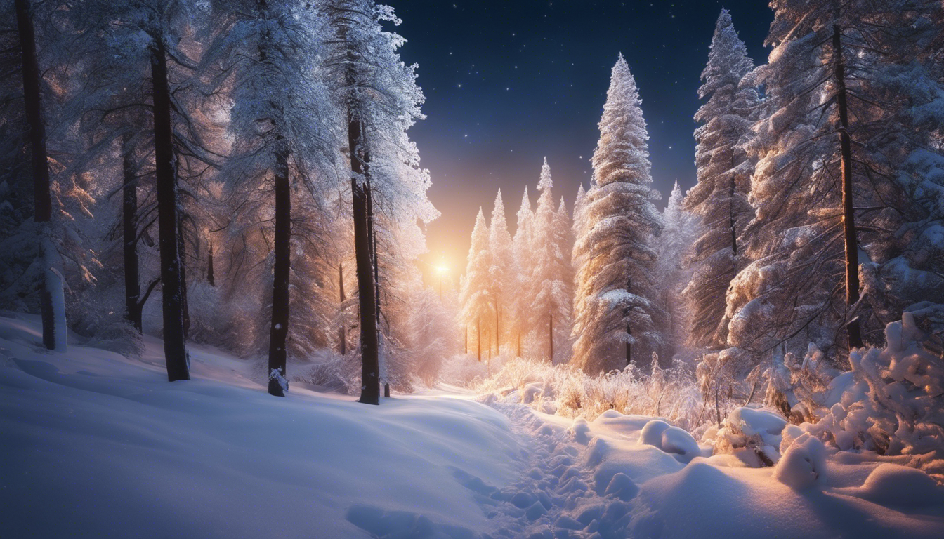 cumbres nevadas y paisajes invernales en 12 imagenes arte digital 665