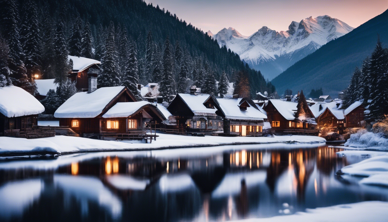 cumbres nevadas y paisajes invernales en 12 imagenes arte digital 834